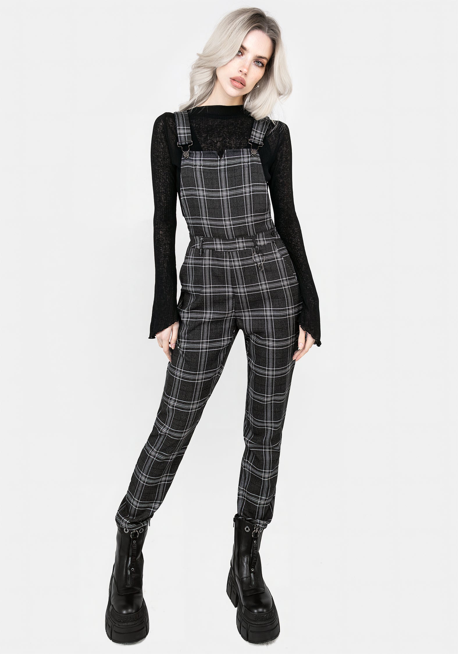 Checkmate High Waist Tapered Trousers – Disturbia