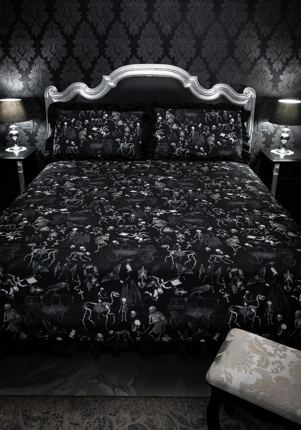 Melancholia Ruffle Bedding Set - Double