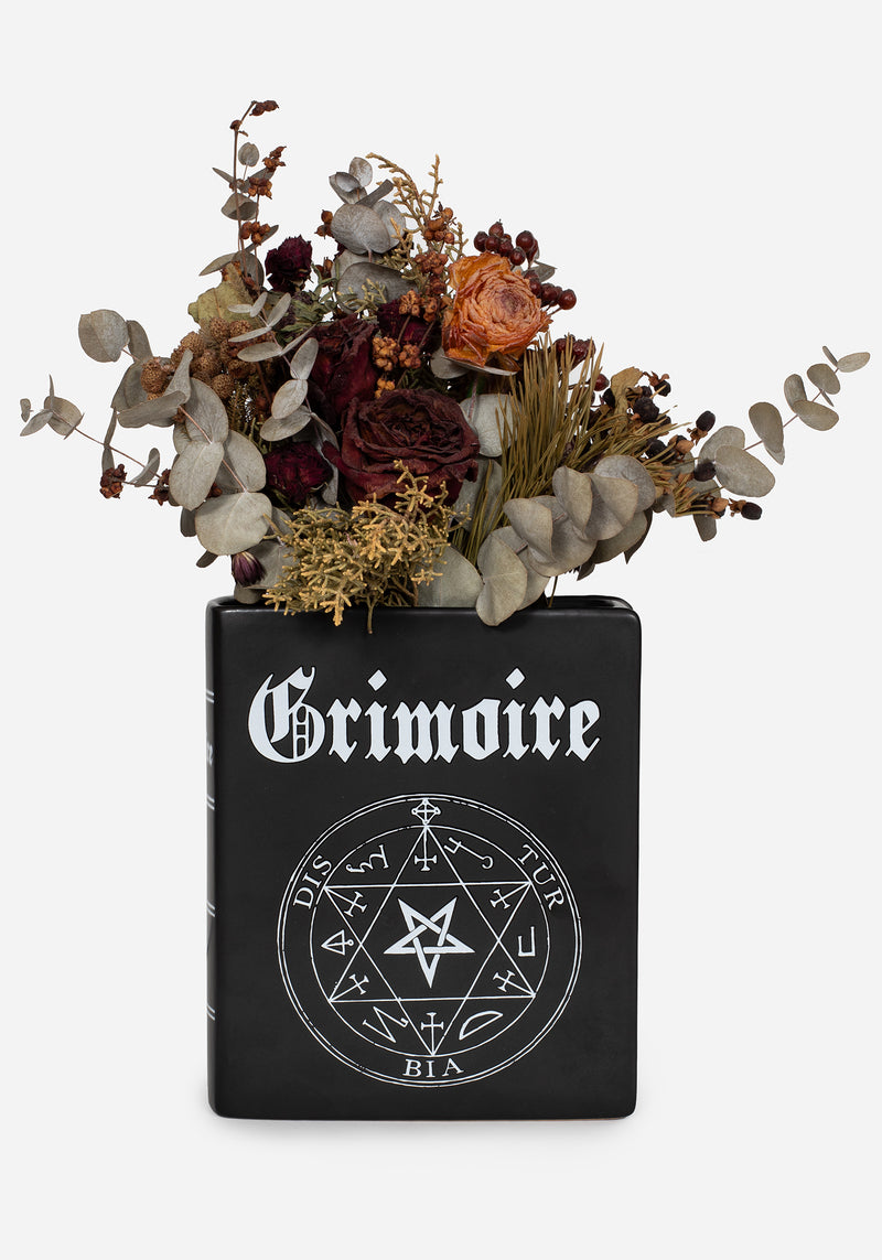 Maleficarum Grimoire Buch Vase