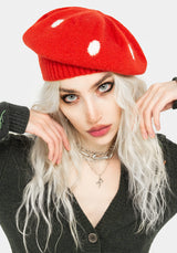 Fly Agaric Mushroom Beret