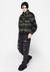 Logan Collared Pocket Check Shacket