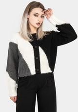 Parallax Stripe Knit Cardigan