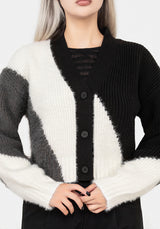 Parallax Stripe Knit Cardigan