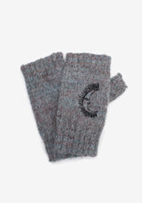 Mandragore Embroidered Knit Fingerless Gloves