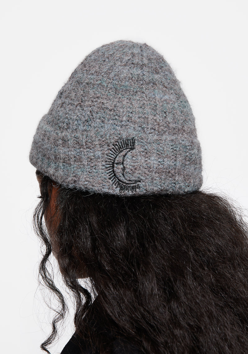 Mandragore Embroidered Knit Beanie