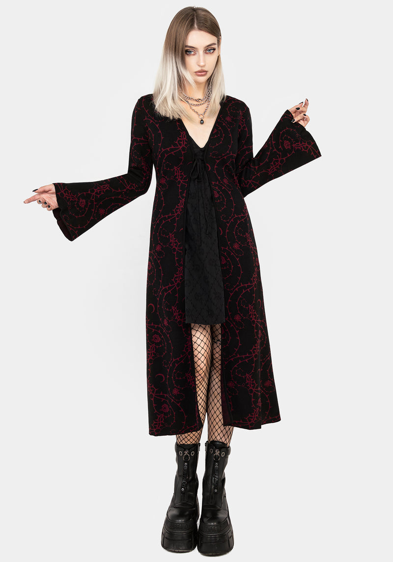 Thorns Knit Longline Cardigan