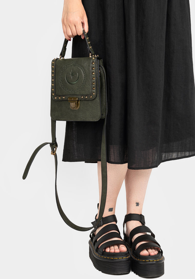 Ouroboros Crossbody Mini Satchel Bag