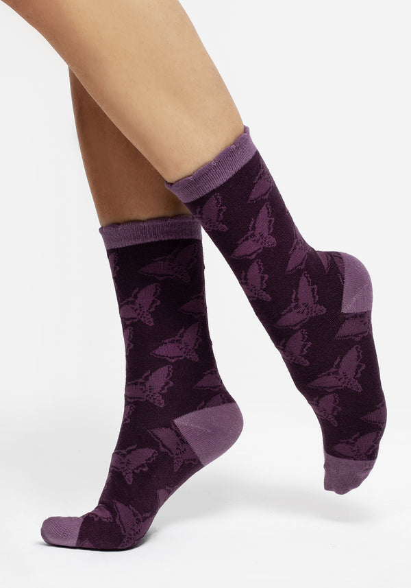 Mortmoth Jacquard Gestrickt Socken