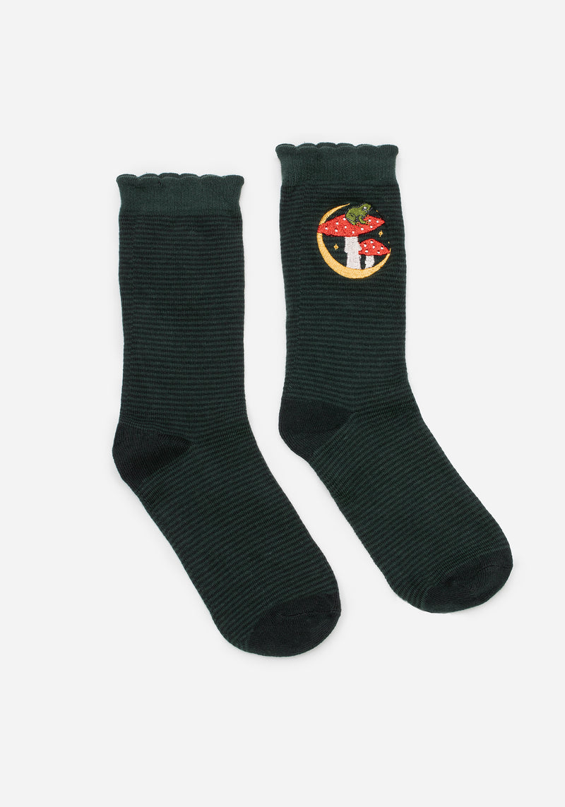 Swamplife Bestickt Socken