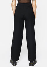 Slither Snake Embroidered Tailored Trousers