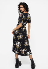 Revival Floral Button Up Midi Dress