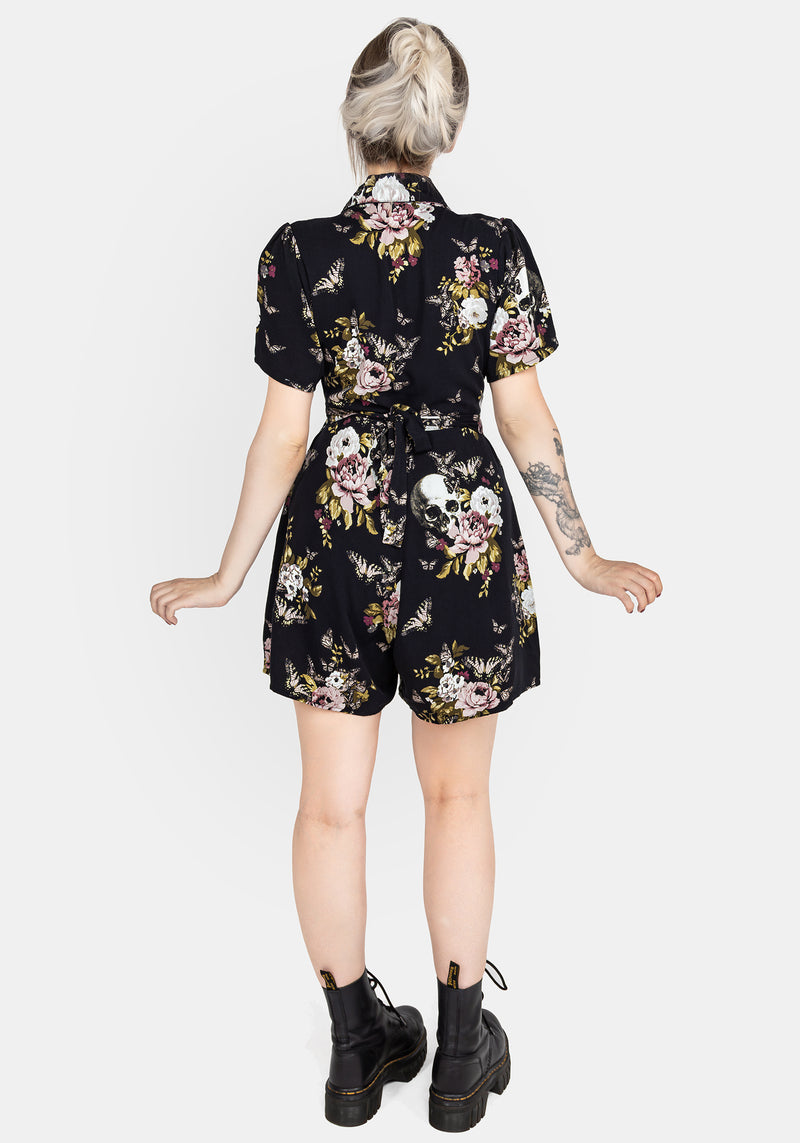 Revival Floral Button Up Playsuit