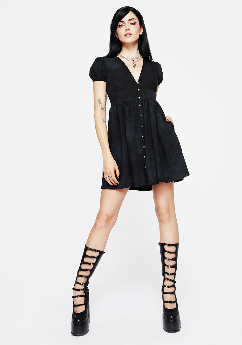 Gladys Button Up Mini Dress