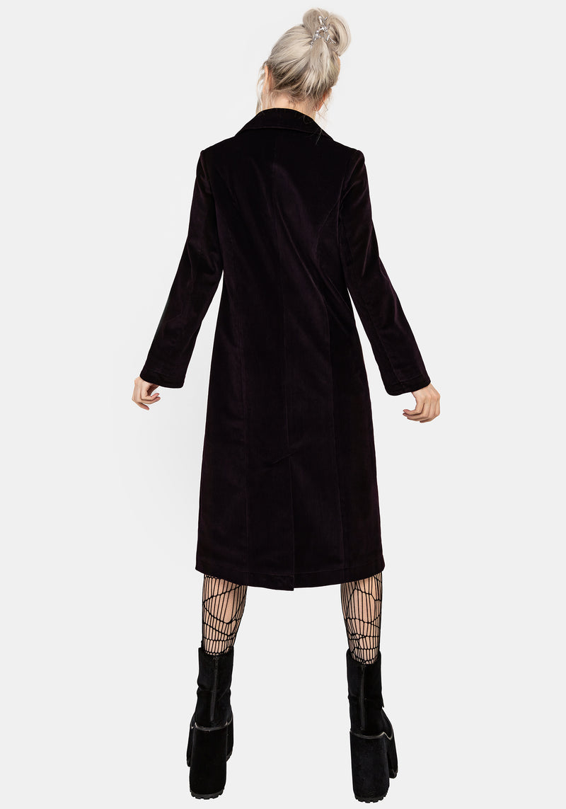 Embroidered duster coat hotsell