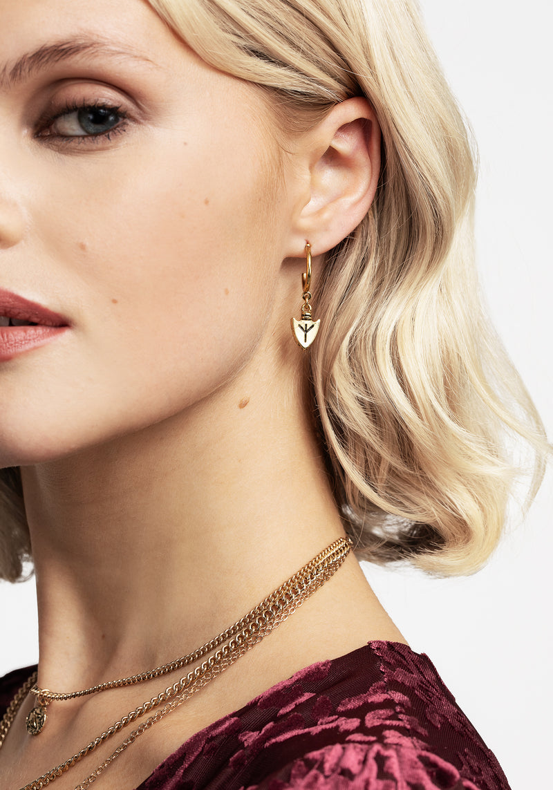 Brunnhilde Earrings - Gold