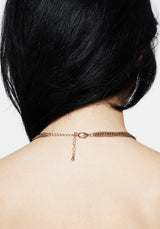 Valkyrie Gelagert Rune Halsband Halskette - Gold