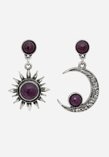 Eclipse Gem Drop Earrings