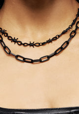 Barbed Layered Necklace