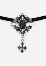 Gargoyle Gothic Cord Choker Necklace