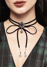 Gargoyle Gothic Cord Choker Necklace