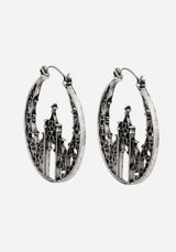 Cathedral Gothic Hoop Earrings