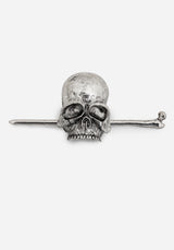 Skull Hair Slide with Pin