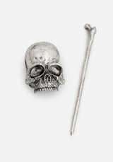 Skull Hair Slide with Pin