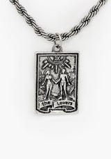 Lovers Tarot Layered Multichain Necklace