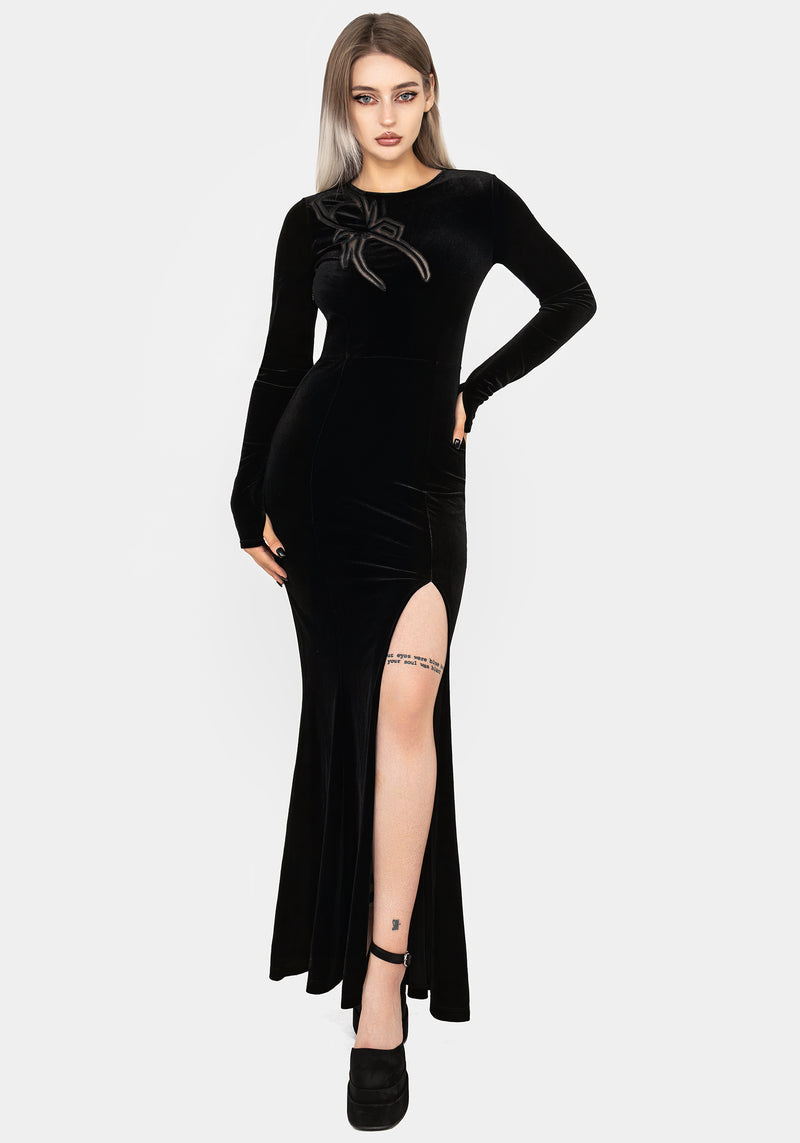 Antivenom Spider Cut Out Mesh Gown