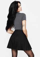 Moonage Pleated Mini Skirt