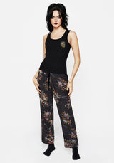 Cleome Floral Spiderweb Pyjama Bottoms