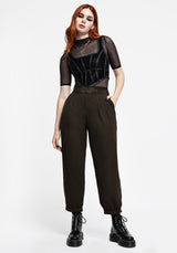 Zarina Embroidered Balloon Trousers