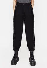 Thorns Embroidered Balloon Trousers