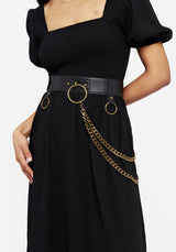 Calliope Chain Belt - Brass