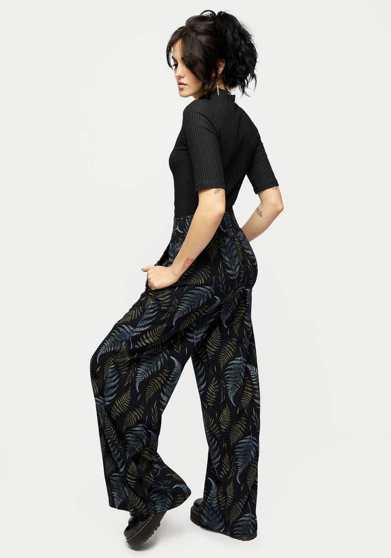 Smocked waist palazzo store pants