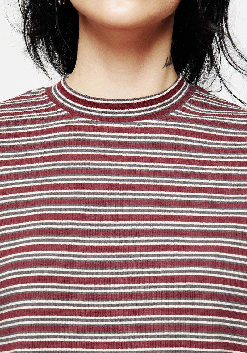 Calliophis Stripe Long Sleeve Crop Tee