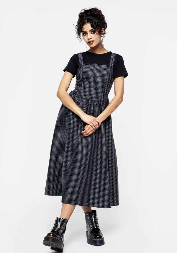 Faythe Schürze Midi Kleid