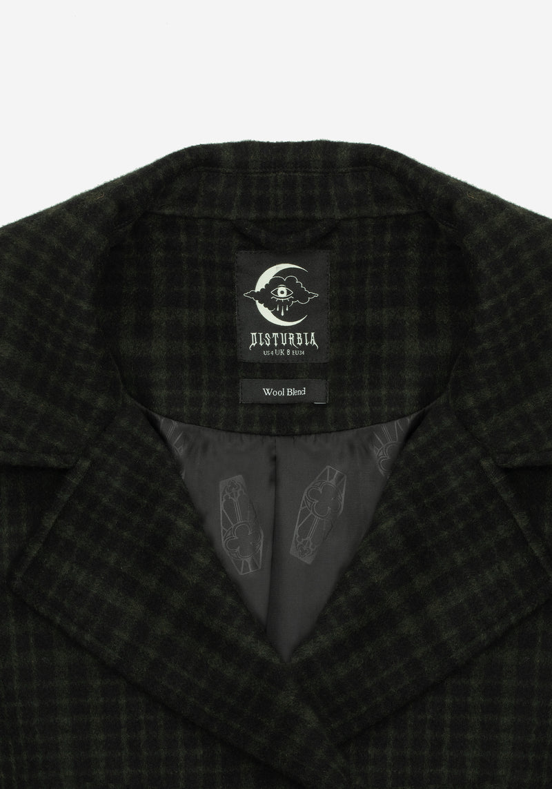 Jackdaw Check Wool Blend Duster Coat