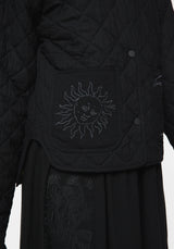 Splendour Embroidered Quilted Reversible Jacket