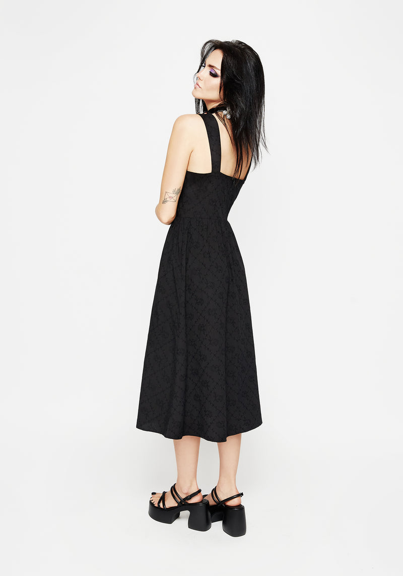 Inga Corset Midi Dress