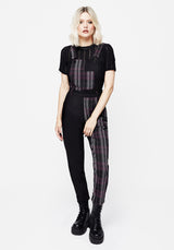 Gambit Spliced Check Dungarees