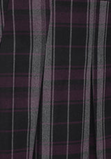 Gambit Check Pleated Mini Skirt