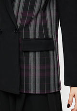 Gambit Spliced Check Blazer