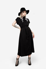 Slither Locker Midi Kleid