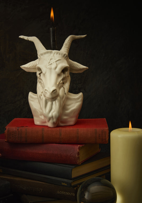 Crying Baphomet Candle Holder