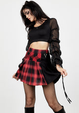 Sh!t Show Plaid Tennis Skirt