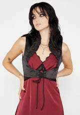 Highness Lace Up Waistcoat