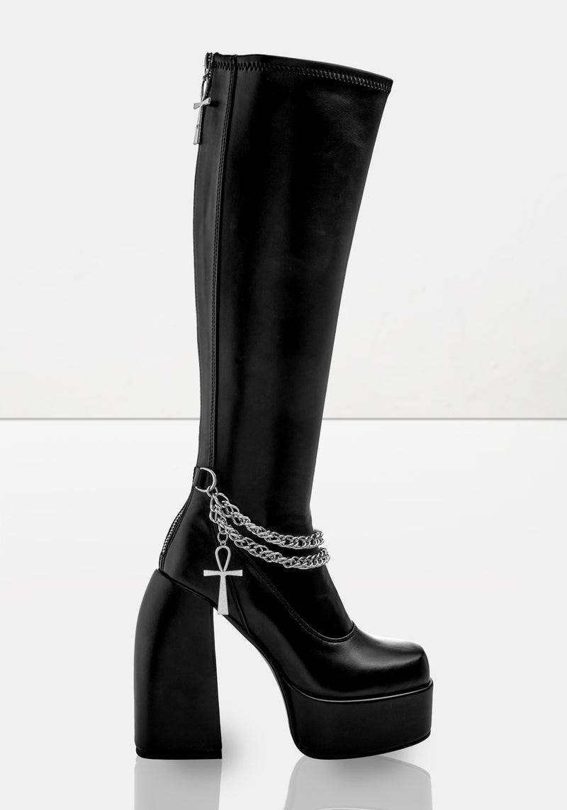 disturbia buckle boots