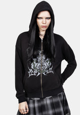 Daemon Zip Up Hoody