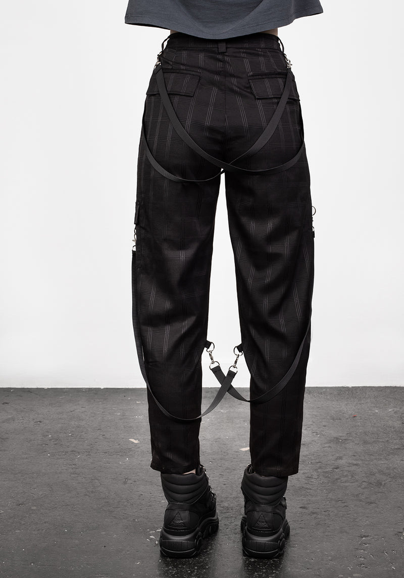 Mosh Strap Detail Trousers